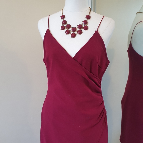 Alive Girl Burgandy Dress 🔥 Size 12 - Picture 7 of 8